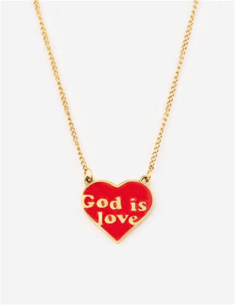 love gold|god is love gold necklace.